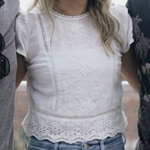 Abercrombie & Fitch White blouse